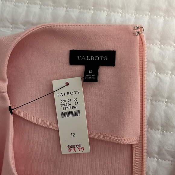 NWT Talbots Stunning Pink Dress - Picture 5 of 10